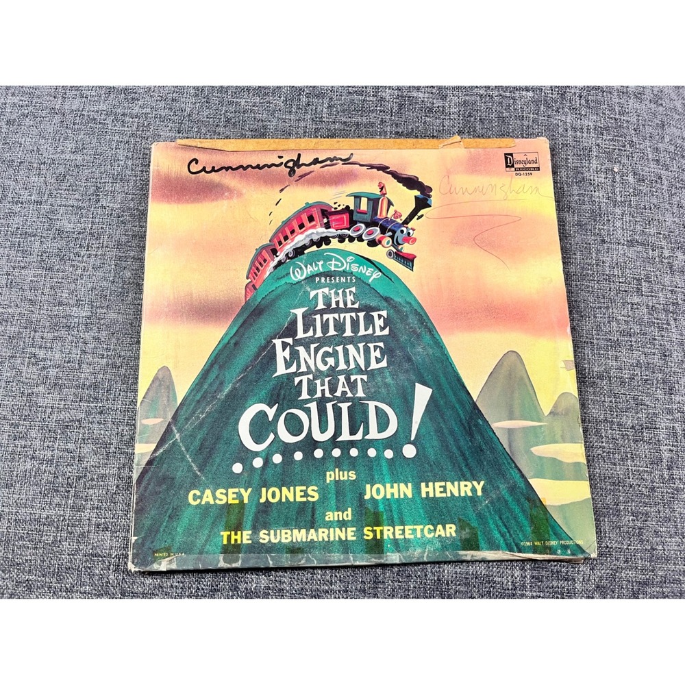 Walt Disney The Little Engine That Could Vinyl LP Casey Jones John Henry DQ-1259